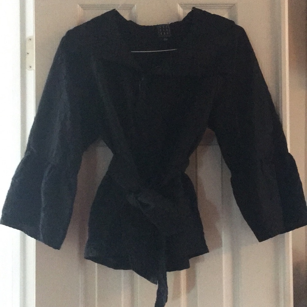 Black krinkle jacket